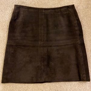 Ann Taylor Brown mini skirt
